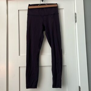 Lululemon plum colored leggings size 6. Like new condition.